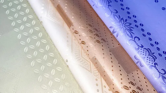 Tecido Jacquard Premium Personalizado 100% Algodão Afcican Shadda Brocade Feminino Bazin Riche