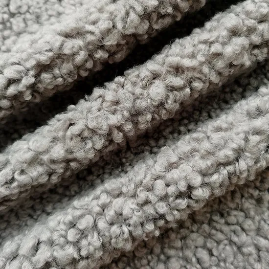 Tecidos para casa, estofamento de luxo para sofás, Boucle Fibreguard Technology, tecidos de lã grossa