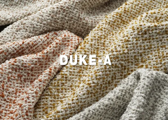 Tecido de cobertura de sofá com textura ondulada e mistura de cores têxteis