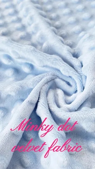 Kingcason Poliéster Liso Malha Sólida Cobertor Escova de Um Lado Tecido Minky