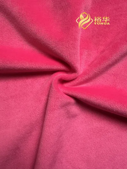 Tecido de pelúcia Baby Cuddle Minky super macio com estampa floral e estampa em relevo 100% poliéster